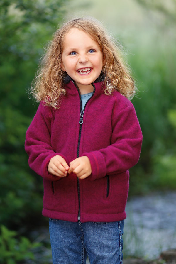 Kinder Fleecejacke Wolle, Reiff, Bio Mode Kinder